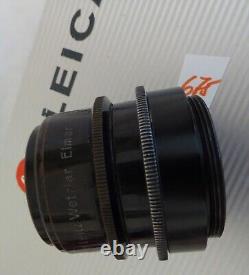 SERIOUS LEITZ WETZLAR LENS ELMAR 14.5/135mm M39 (675)