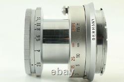 Top Mint Leitz Wetzlar Elmar 50mm f/2.8 Lens Silve Leica Germany M Mount JAPAN