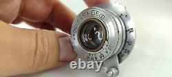 Vintage Camera Lens FED macro 3.5/50 mount M39 Copy Leitz Elmar Canon Sony Leica