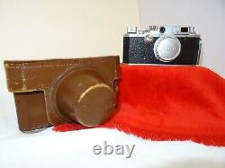 Vintage Canon EP 11 S with Leitz Elmar F 5cm 13.5 lens and case