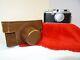 Vintage Canon EP 11 S with Leitz Elmar F 5cm 13.5 lens and case