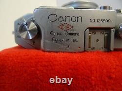 Vintage Canon EP 11 S with Leitz Elmar F 5cm 13.5 lens and case