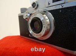 Vintage Canon EP 11 S with Leitz Elmar F 5cm 13.5 lens and case