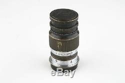 Vintage Ernst Leitz GmbH Wetzlar Camera Lens Elmar f=9cm 14 for Leica