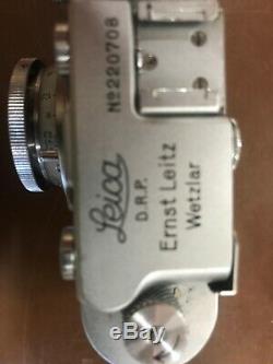 Vintage Leica Camera With Leitz Elmar f=3.5 13.5 Lens