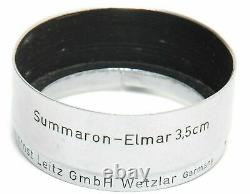 Vintage Leitz FOOKH 12505 Lens Hood for Elmar 3,5 and Summaron 3,5cm