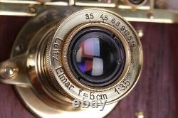 Vintage camera Leica D. R. P 35 mm Leitz Elmar lens f = 5, 13.5