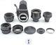 Viso SET Leica LEITZ CANADA Summicron 90mm Elmar BLACK 65mm Lens Visoflex III