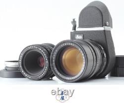 Viso SET Leica LEITZ CANADA Summicron 90mm Elmar BLACK 65mm Lens Visoflex III