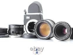 Viso SET Leica LEITZ CANADA Summicron 90mm Elmar BLACK 65mm Lens Visoflex III